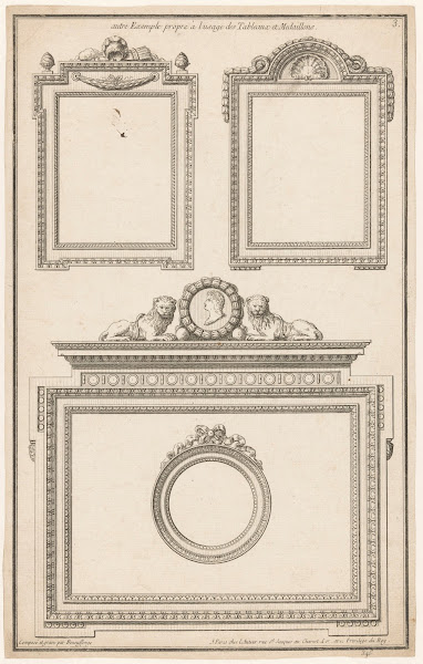 autres Exemple propre à lusage des Tableaux et Medaillons 1767