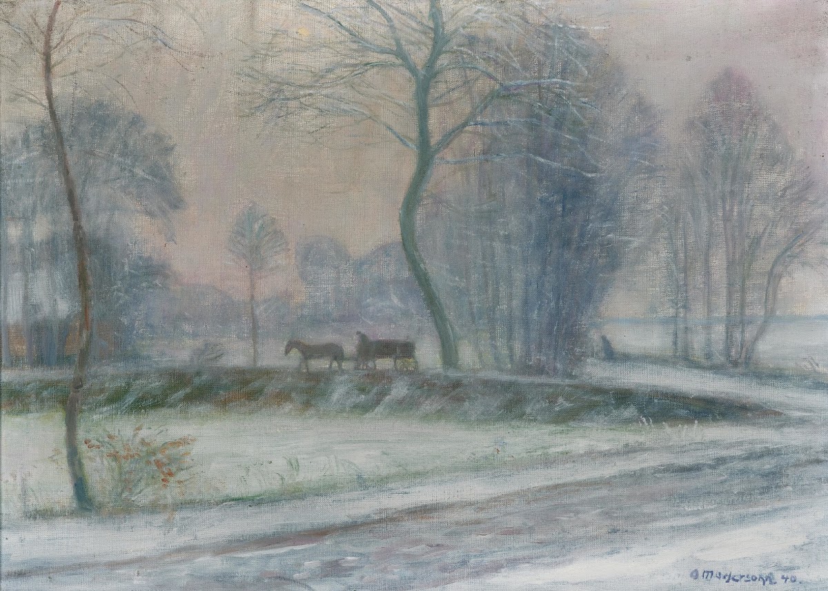 Snow landscape 1940