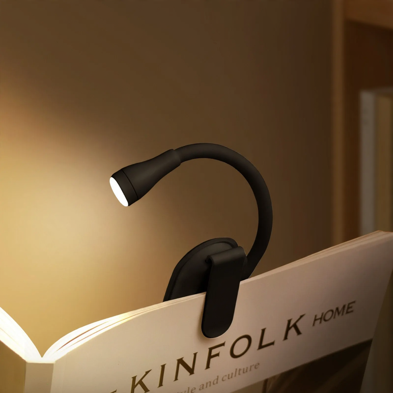 Flexible LED clamp light with adjustable light