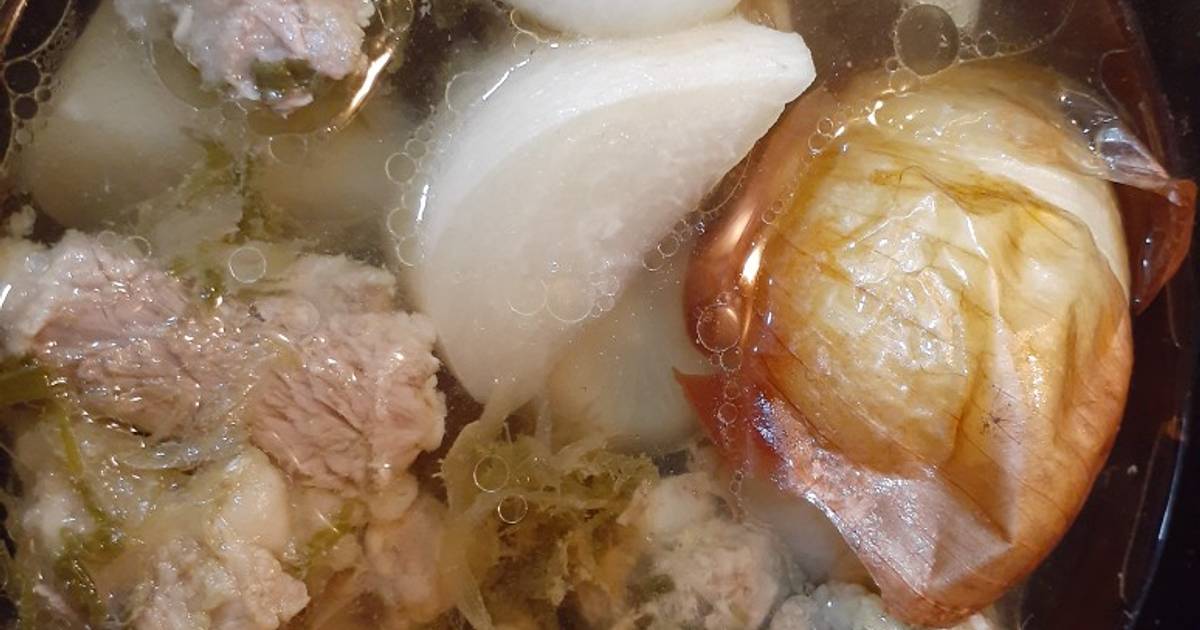 Cách hầm xương heo - nước dùng trong veo!