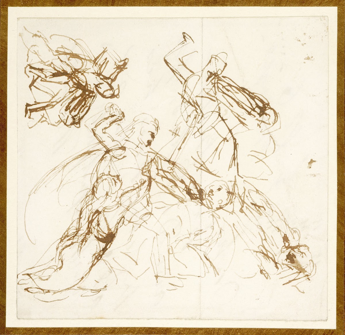 Study for The Combat 19th century