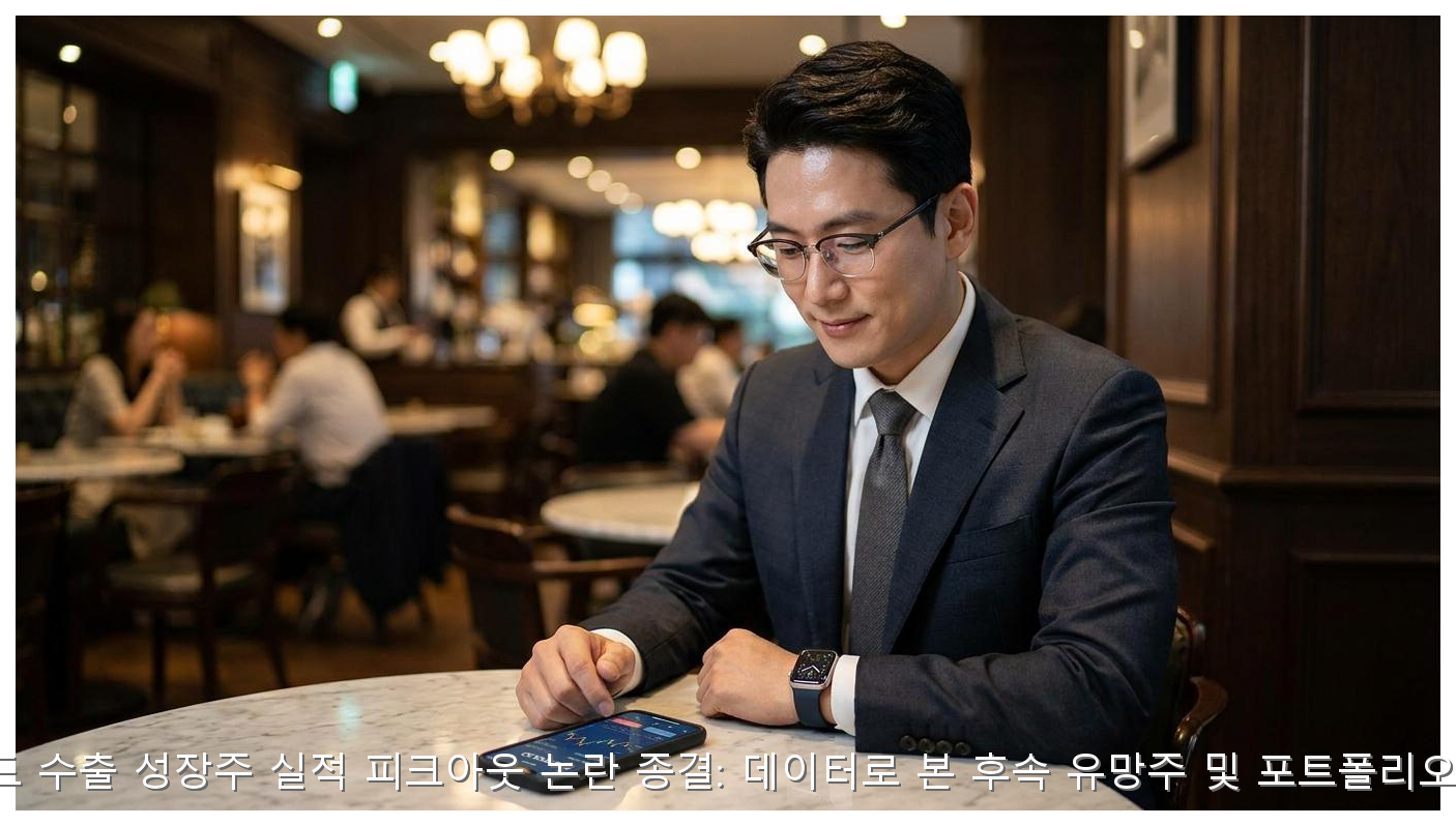 K-푸드 수출 성장주 실적 피크아웃 논란 종결: 데이터로 본 후속 유망주 및 포트폴리오 전략 핵심 안내 및 분석 인포그래픽 (8)