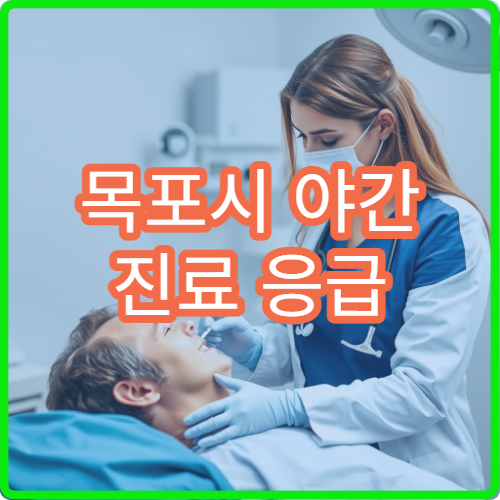 목포시 야간 진료 응급 진료 병원 감기·몸살·복통 늦은 시간 진료 가능한 곳