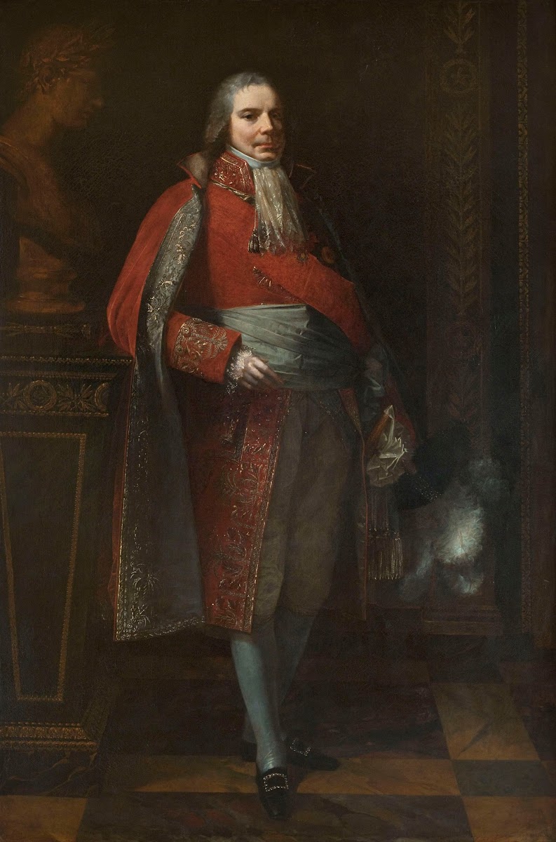 Portrait de Charles Maurice de Talleyrand Périgord 1754 1838 en habit de grand c