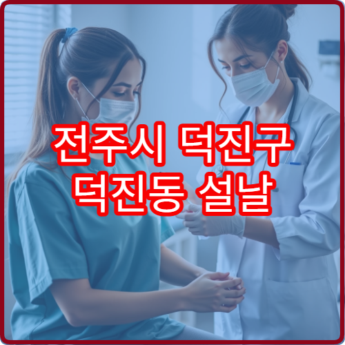 전주시 덕진구 덕진동 설날 피부과 병원 진료 일정 정보