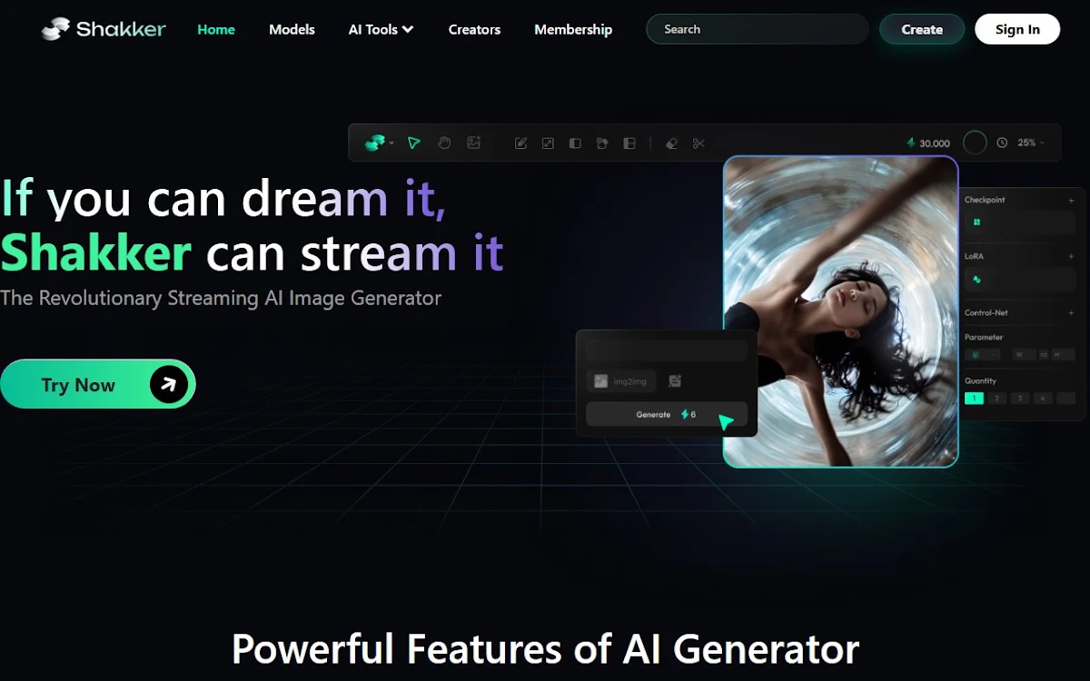 Captura de Shakker.Ai