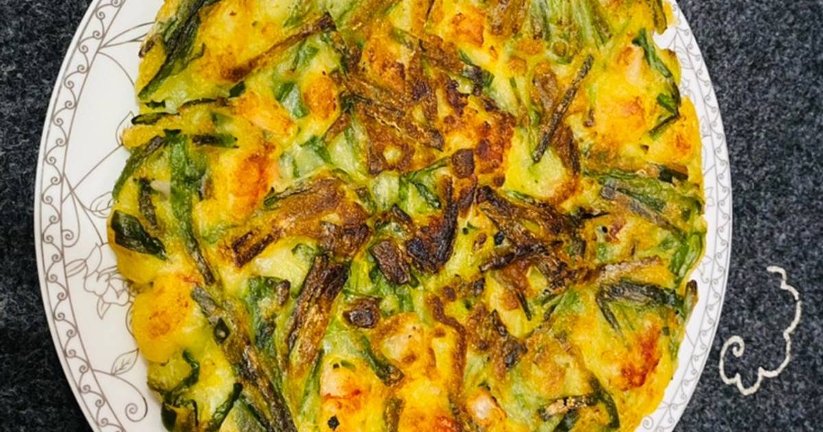 Bánh xèo hải sản Hàn Quốc