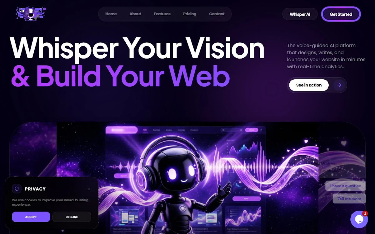 Captura de WebWhisper