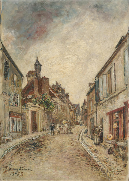 La Rue Creuse au coin de la rue Formorigny Nevers 1873