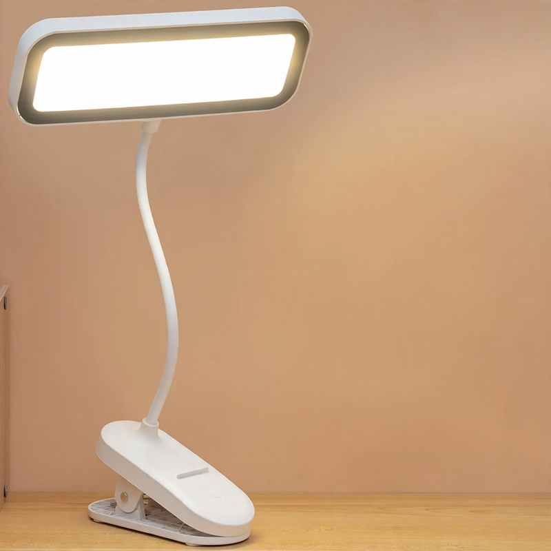 Tragbare LED-Klemmlampe für Studium und Lesen