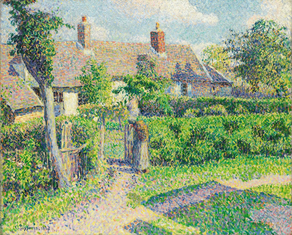 Peasants houses Eragny 1887
