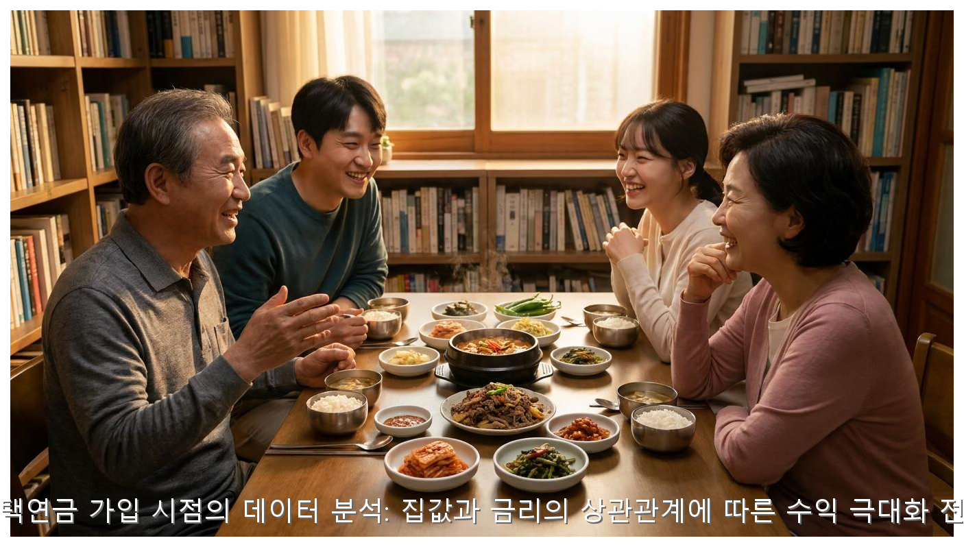 주택연금 가입 시기 및 수익 분석 가이드 핵심 안내 및 분석 인포그래픽 (7)