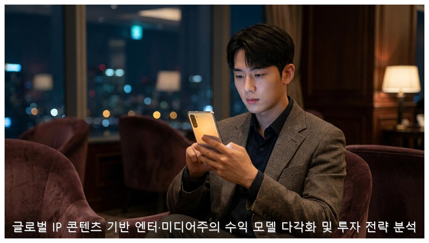 글로벌 IP 콘텐츠 기반 엔터·미디어주의 수익 모델 다각화 및 투자 전략 분석 핵심 안내 및 분석 인포그래픽 (4)