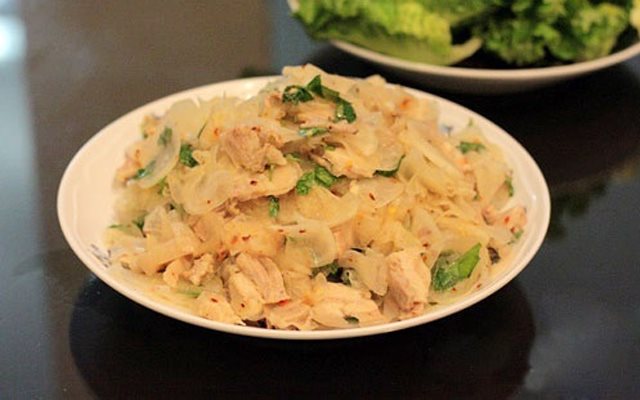 Củ Cải Trộn Thịt Ba Chỉ