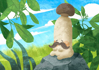 Mushroom Gramps Artprint