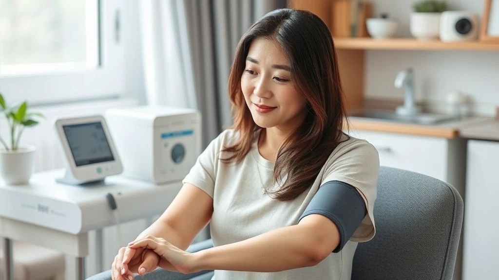 정확한 혈압 체크를 위한 팔뚝형 전자혈압계 활용법