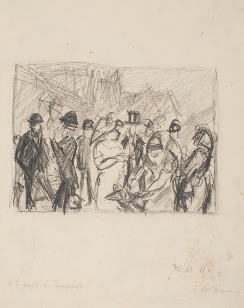 Second Sketch for Tauenzienstrasse 1911