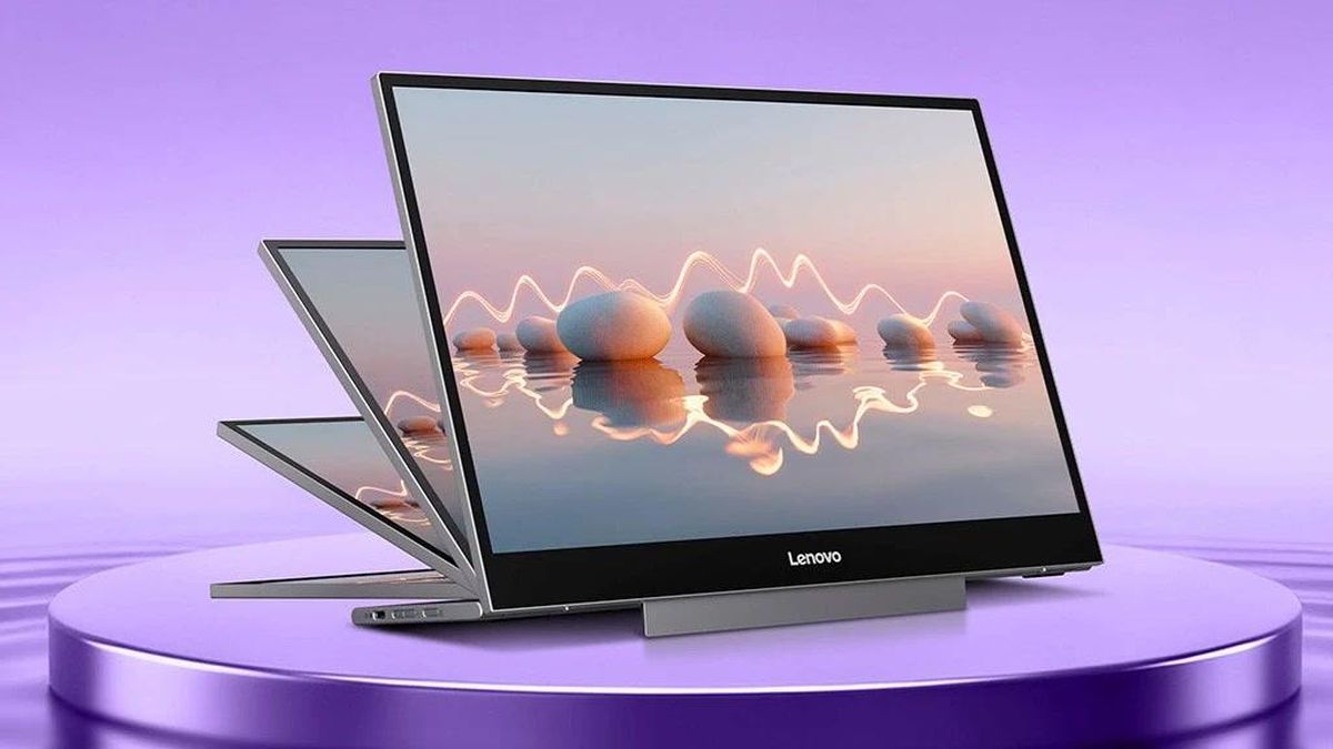 Lenovo ra mắt màn hình di động Lenovo L16 thiết kế siêu mỏng - Báo Tri thức &amp; Cuộc sống