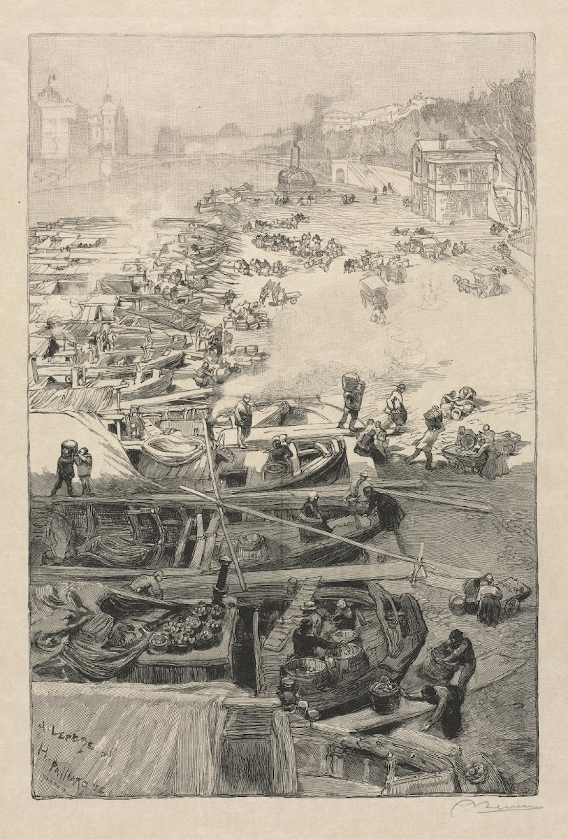Potatoes Arriving at the Hôtel de Ville 1883