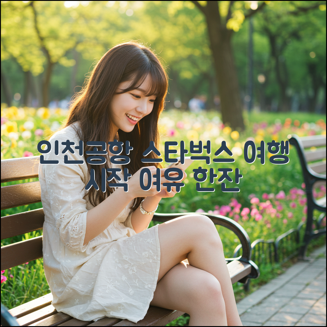 인천공항 스타벅스 ☕️ 여행 시작 1잔의 여유