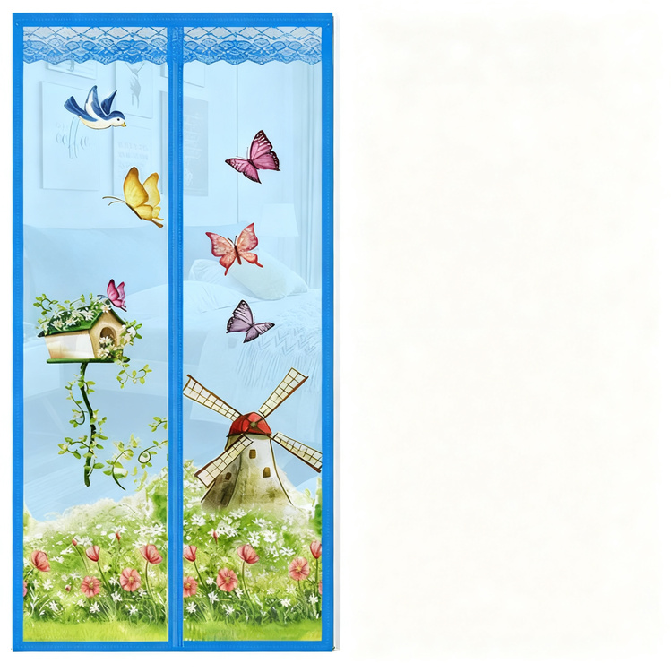 Magnetische Fliegengitter-Türvorhang