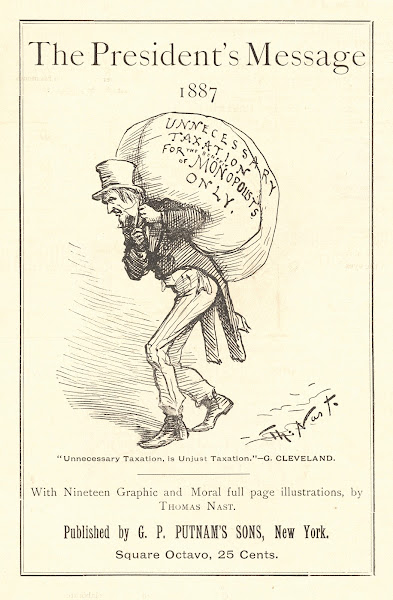 The presidents message 1887 Unnecessary taxation for the benefit of monopolists