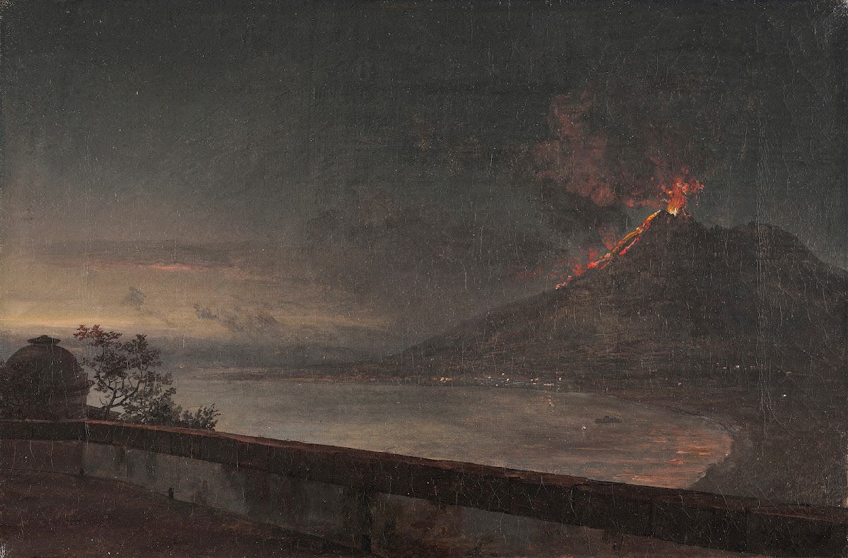 Utsikt mot Vesuvuis från Quisisana 1820