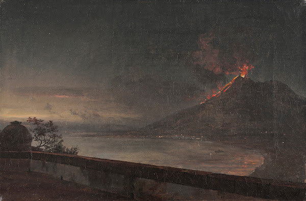 Utsikt mot Vesuvuis från Quisisana 1820