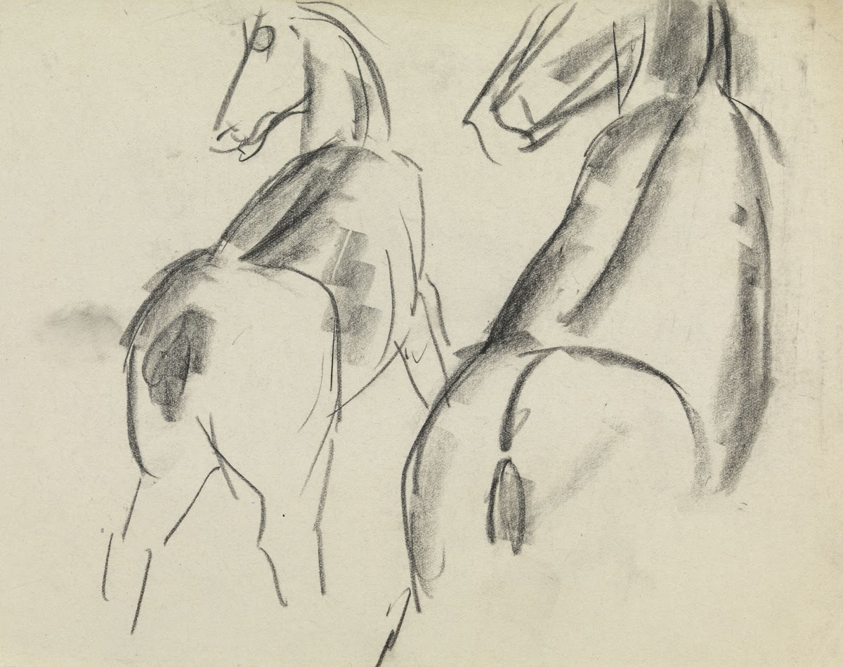 Schetsen van een paard 20th century