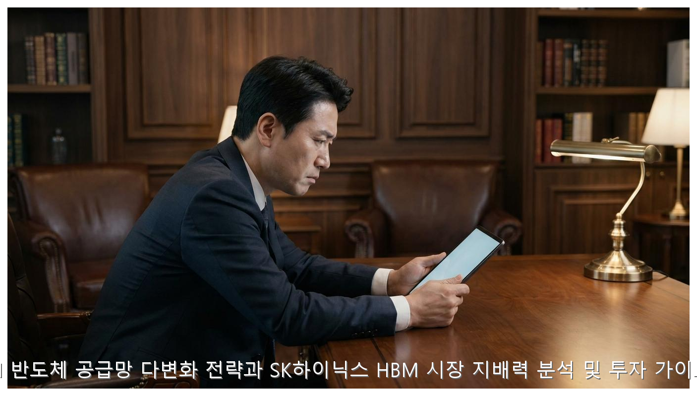 AI 반도체 공급망 다변화 전략과 SK하이닉스 HBM 시장 지배력 분석 및 투자 가이드 핵심 안내 및 분석 인포그래픽 (4)