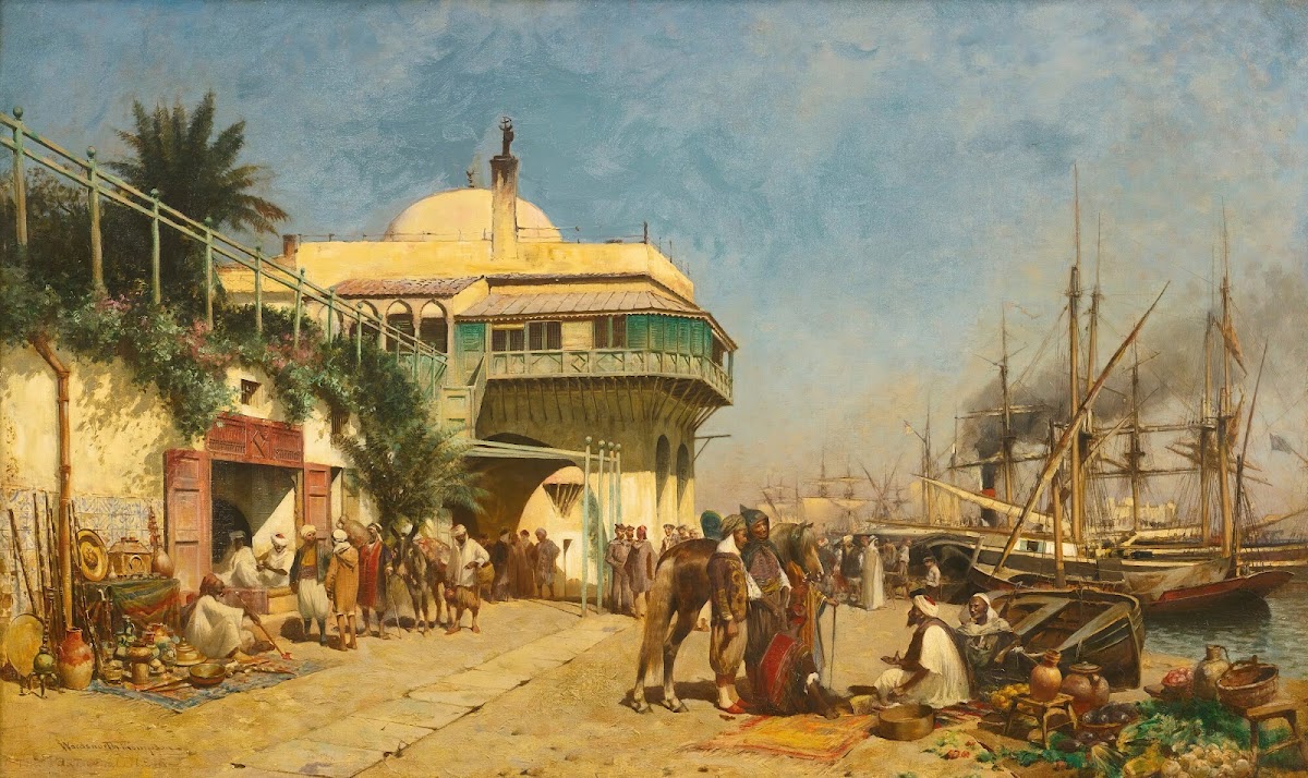 The port of Algiers