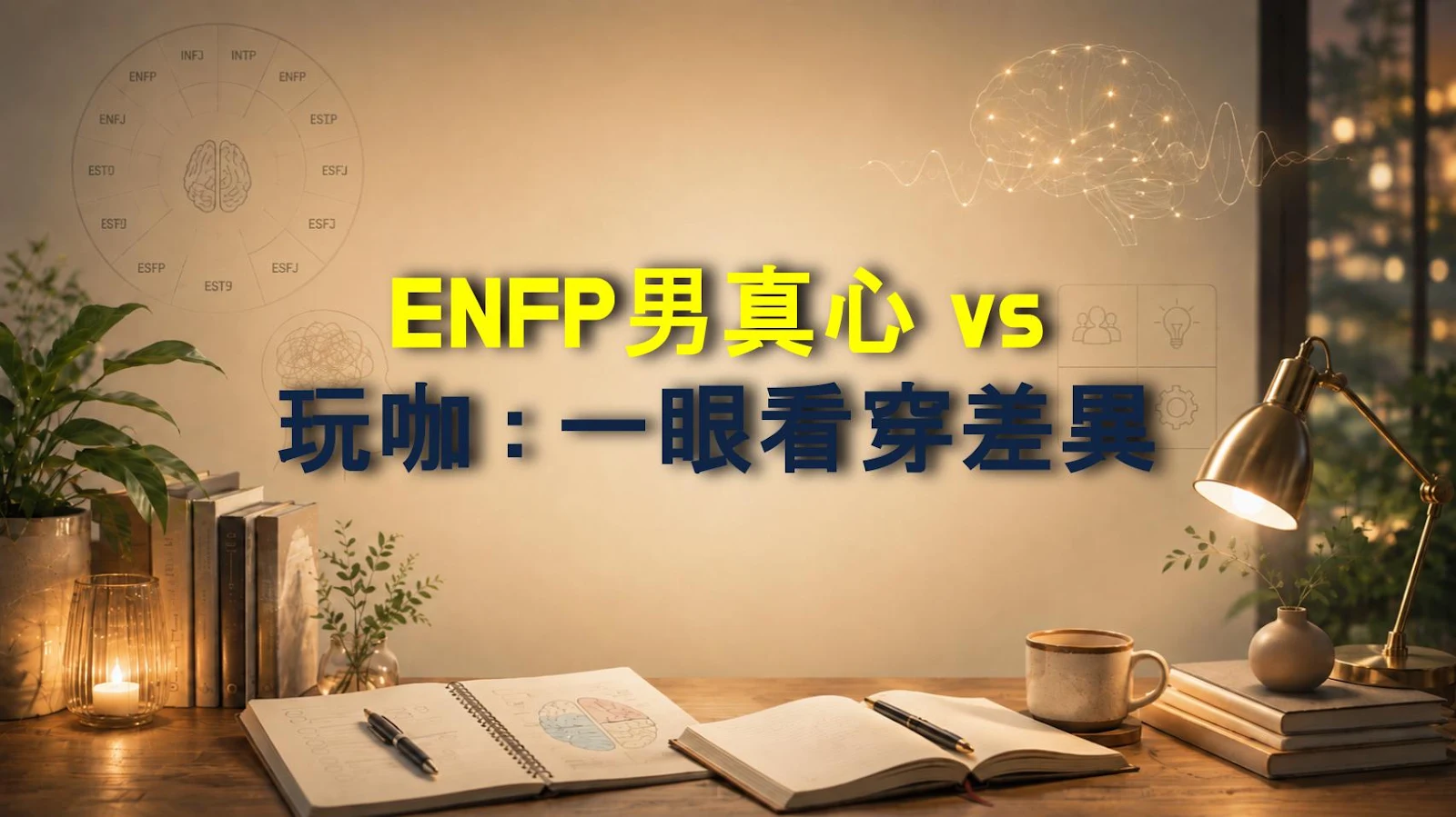 ENFP男真心 vs 玩咖：一眼看穿差異