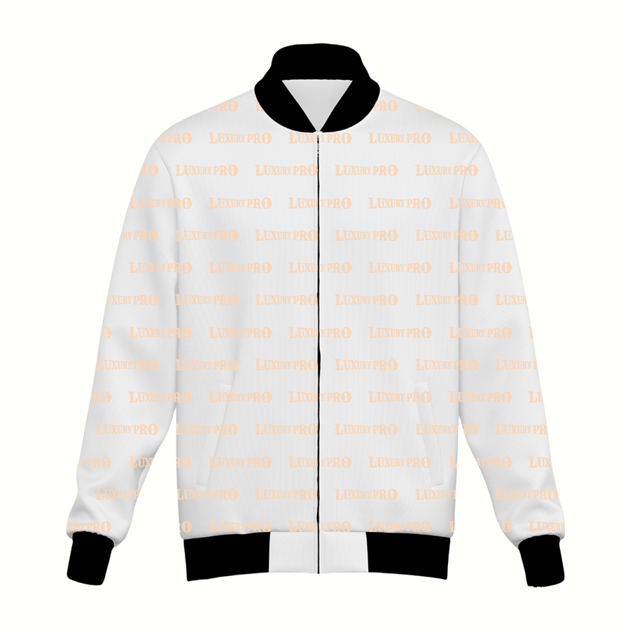 AOP Zipper Baseball Jacket