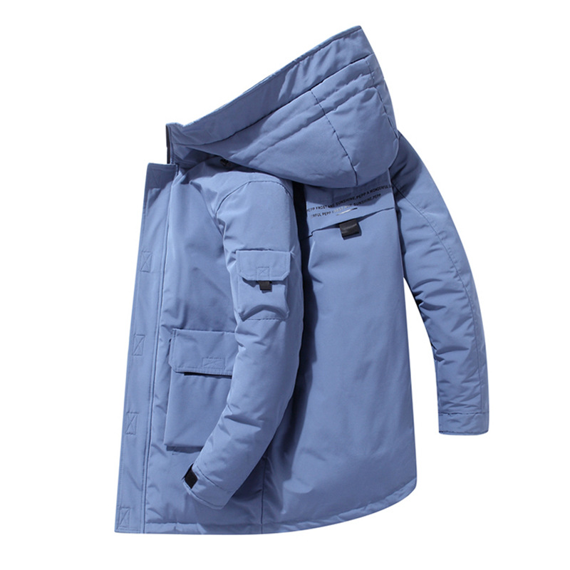 Insulated Men's Down Jacket in Parka Style