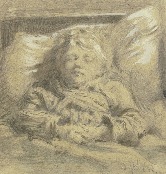 Sleeping child 1853