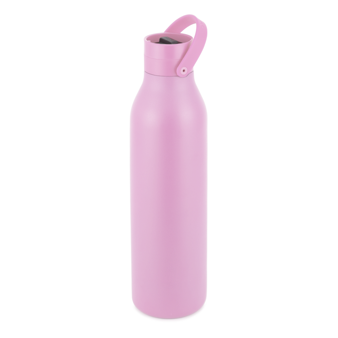 Recycled Stainless Steel Bottle 1000ml Coated Dusk Pink