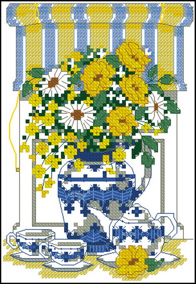 DIM06790 Teatime Floral
