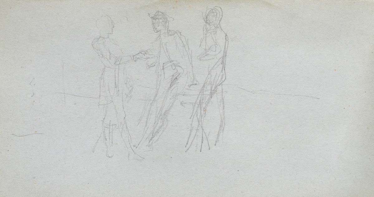 Three Figures 1860s