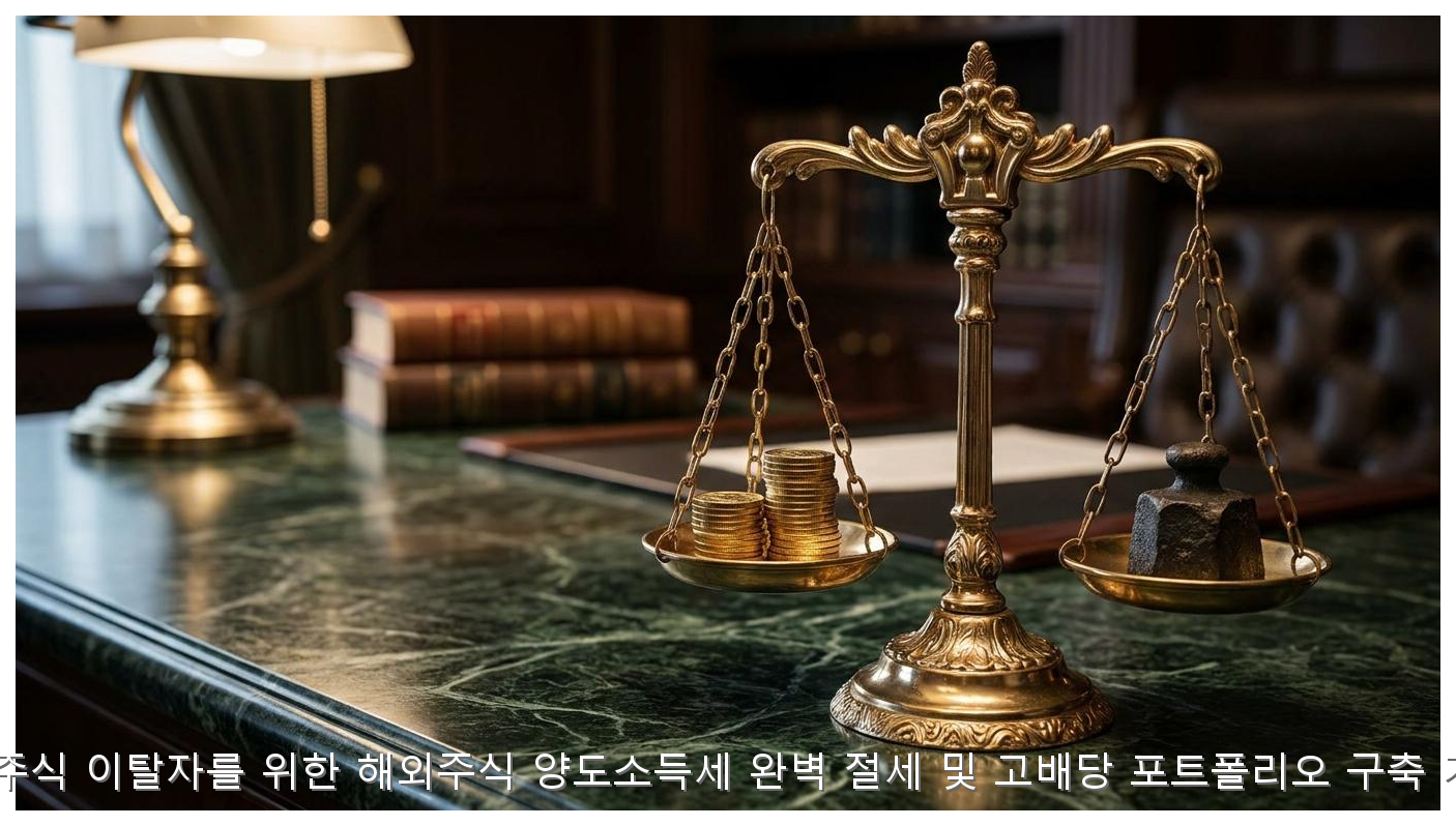 국내 주식 이탈자를 위한 해외주식 양도소득세 완벽 절세 및 고배당 포트폴리오 구축 가이드 핵심 안내 및 분석 인포그래픽 (3)