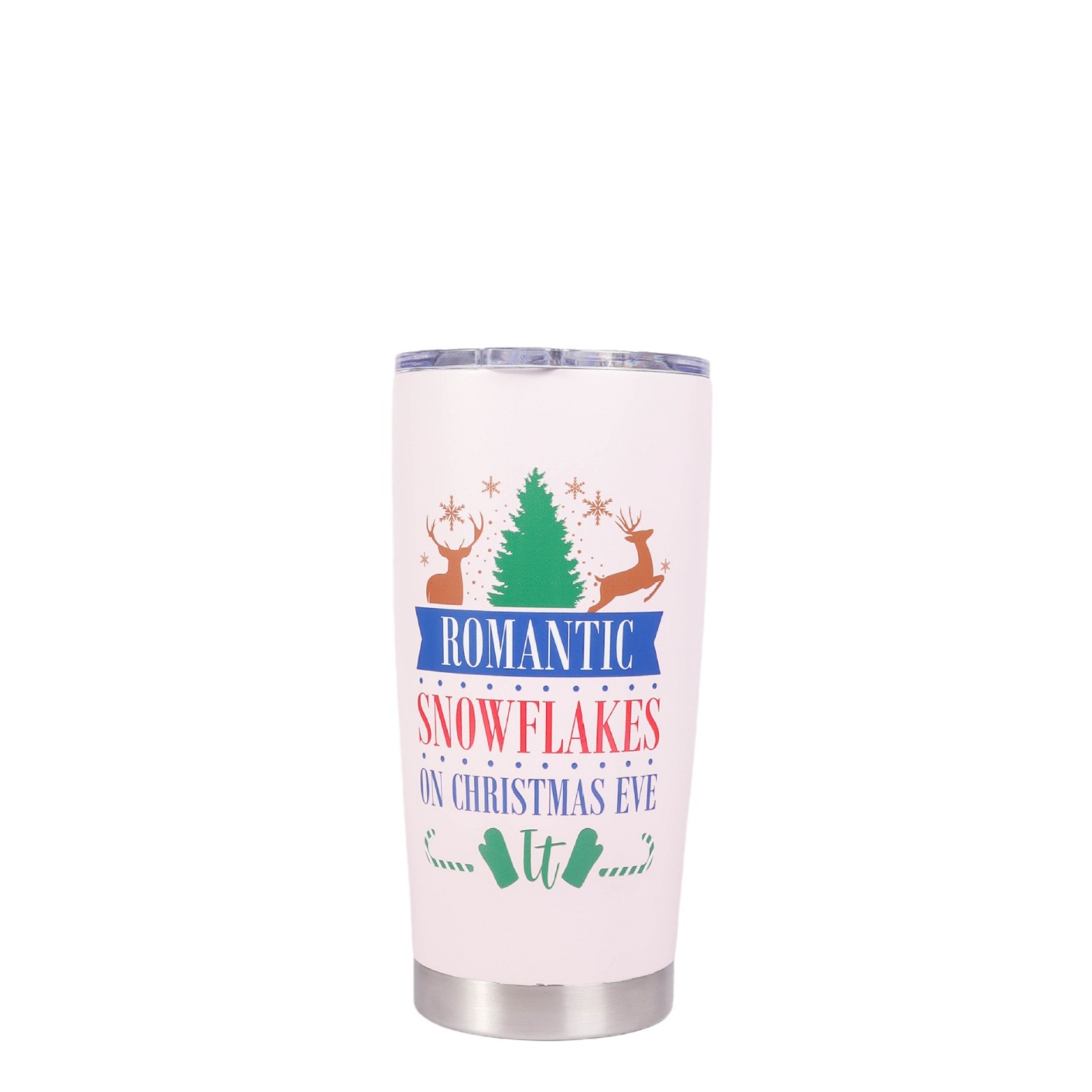 Isolierbecher aus Edelstahl, 20 oz, mit Drehverschluss