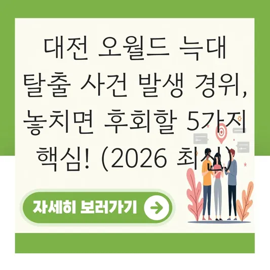 대전 오월드 늑대 탈출 사건 발생 경위