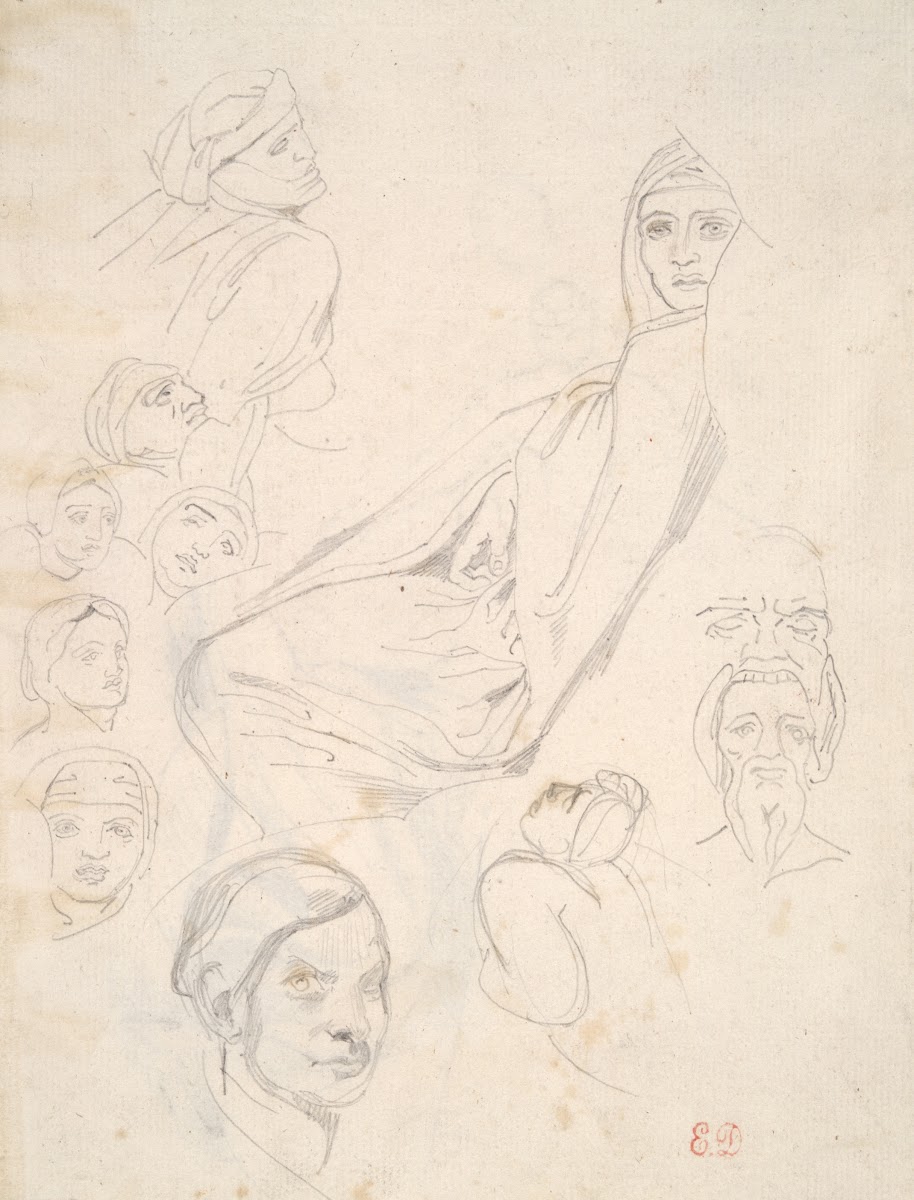 Sheet of North African PencilStudies ca1832