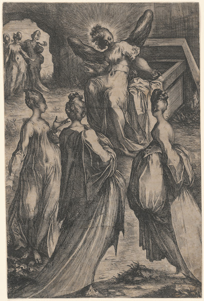 Three Maries at theTomb ca1615