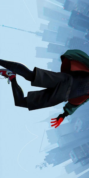 Spider-Man, Into The Spiderverse, City 8K Wallpaper Background