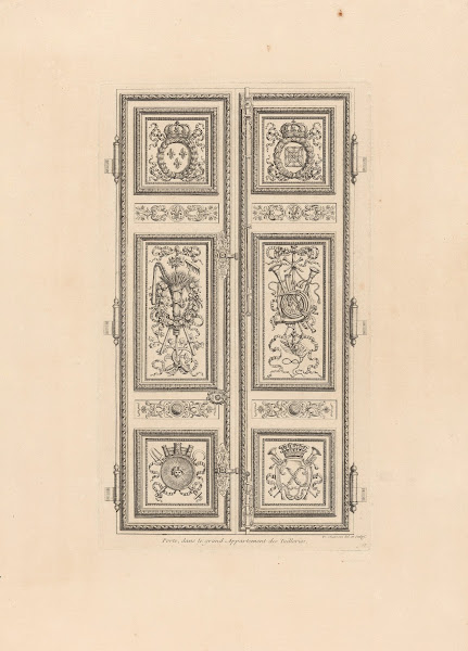 Door with trophies and paintings 1670 1676