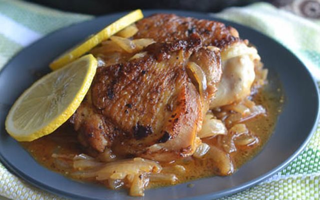 Gà Sốt Chanh Tỏi