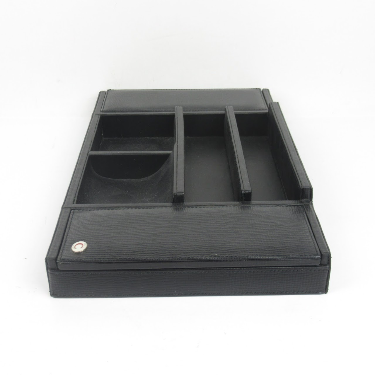 Coach Black Leather Desk Organizer
