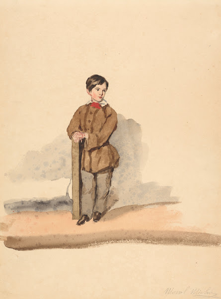 Portrait of Marceli Michałowski in His Childhood 1846
