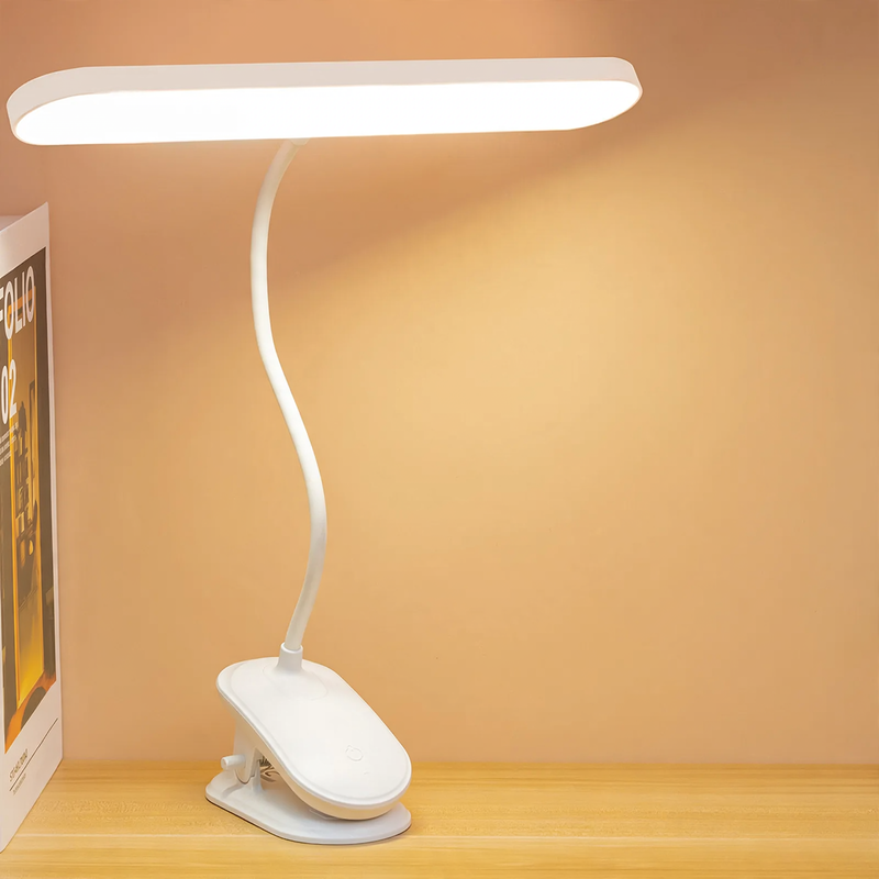 Verstellbare Klemmleuchte für Schreibtisch und Bett