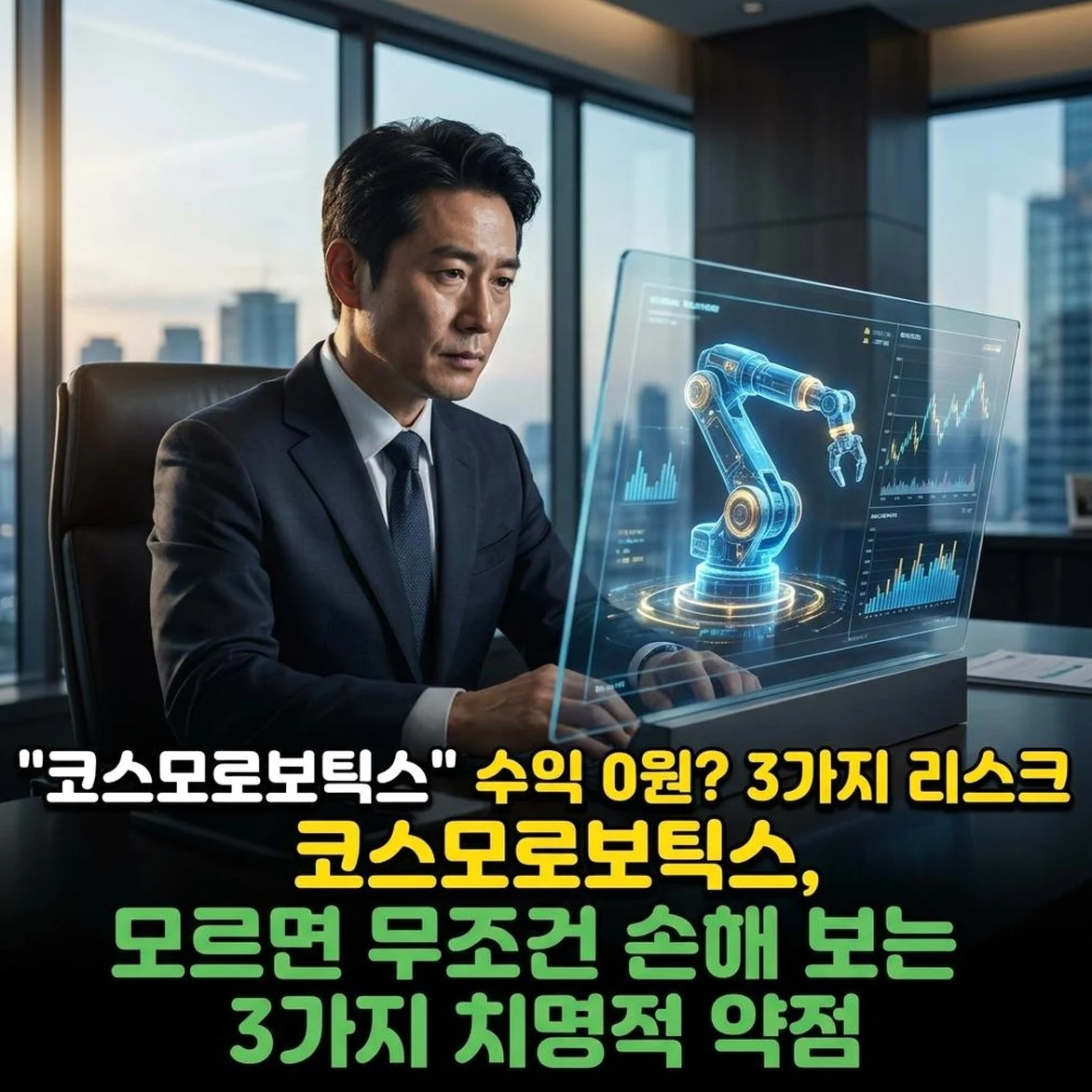 코스모로보틱스 장밋빛 전망에 속아 제가 놓쳤던 3가지 리스크와 세금 폭탄